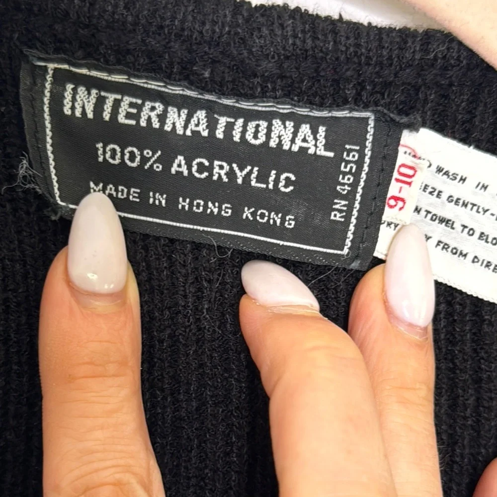 26 International Black Buttoned Sheath Dress - Picture 2 of 8